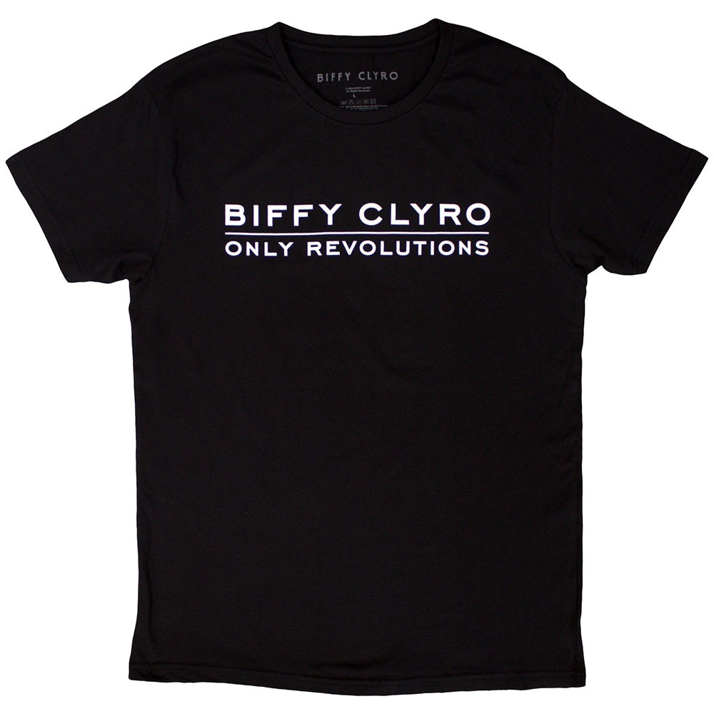 Biffy Clyro Only Revolutions Herren T Shirt Schwarz